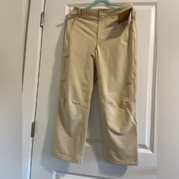 The North face Bridgeway FlashDry Khaki Ankle Pants Women’s Size Medium - Picture 1 of 7